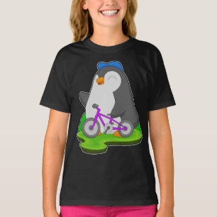 Camiseta Bicicleta de pingüino
