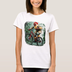 Camiseta Bicicleta de pollo / Ciclista de pollo