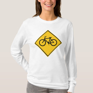 Camiseta Bicicleta de Rótulo por carretera