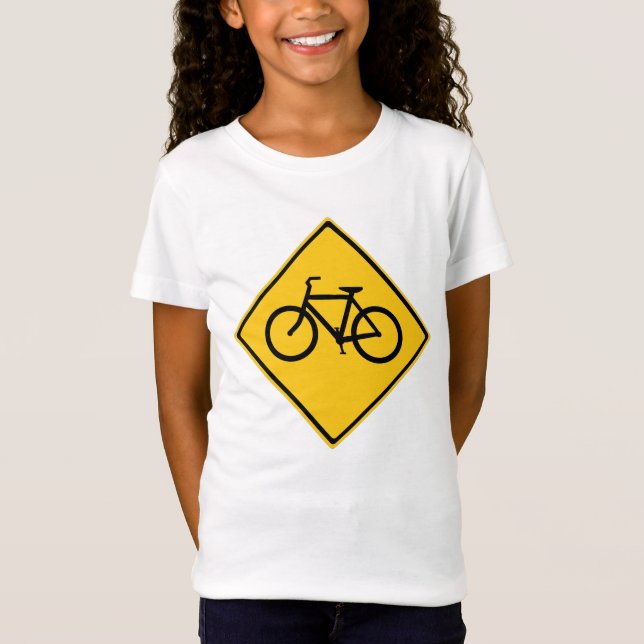 Camiseta Bicicleta de Rótulo por carretera (Anverso)