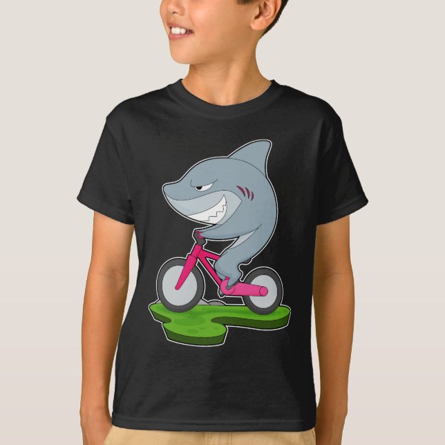 Camiseta Bicicleta de tiburón (Anverso)