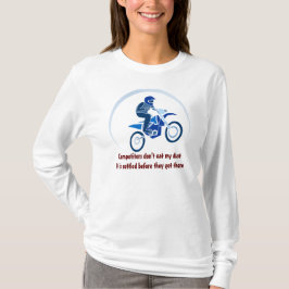 Camiseta Bicicleta de vectores Dirt Biker