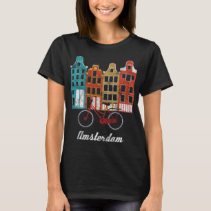 Camiseta Bicicleta de viaje de Amsterdam, Patrimonio de los