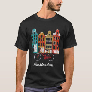 Camiseta Bicicleta de viaje de Amsterdam, Patrimonio de los