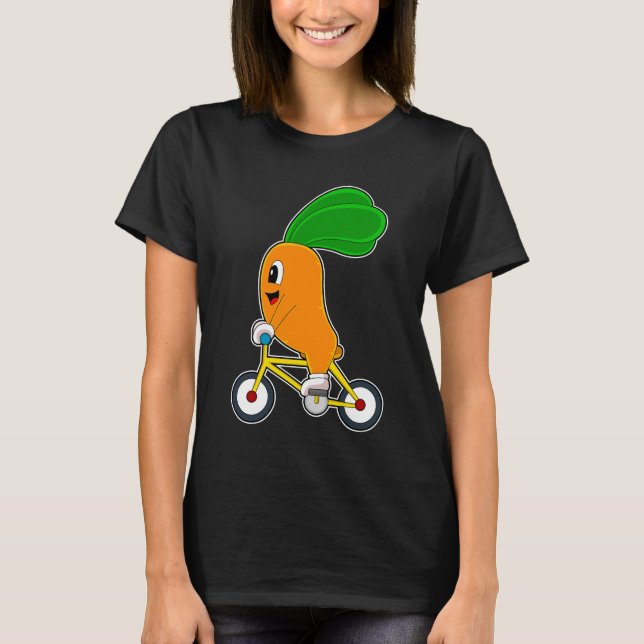 Camiseta Bicicleta de zanahoria (Anverso)