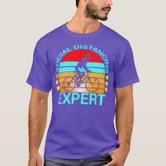 Camiseta Bicicleta divertida de EXPERTOS EN DISTANCIA SOCIA