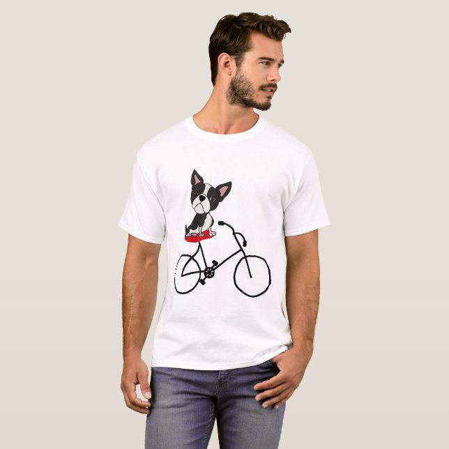 Camiseta Bicicleta divertida del montar a caballo del (Anverso completo)