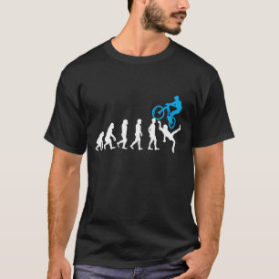Camiseta Bicicleta divertida en bicicleta de montaña Evolu