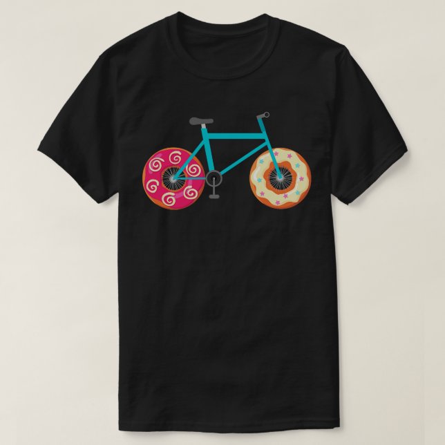 Camiseta Bicicleta Donut Con Ruedas Donut (Diseño del anverso)