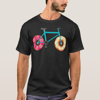 Camiseta Bicicleta Donut Con Ruedas Donut
