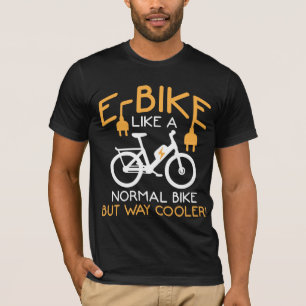 Camiseta Bicicleta E-Bike Way Cooler Bike Funny Bicicleta E