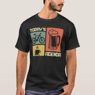 Camiseta Bicicleta Eléctrica AGENDA DE HOY Jinete Divertido