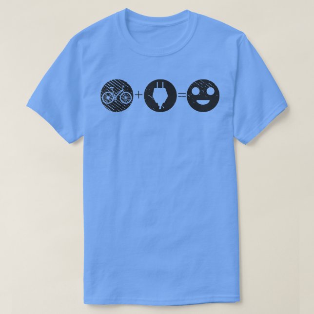 Camiseta Bicicleta Eléctrica Ciclismo Bicicleta E Bicicleta (Diseño del anverso)