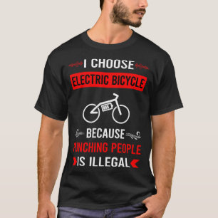 Camiseta Bicicleta eléctrica de puñetazos E Bike Ebike