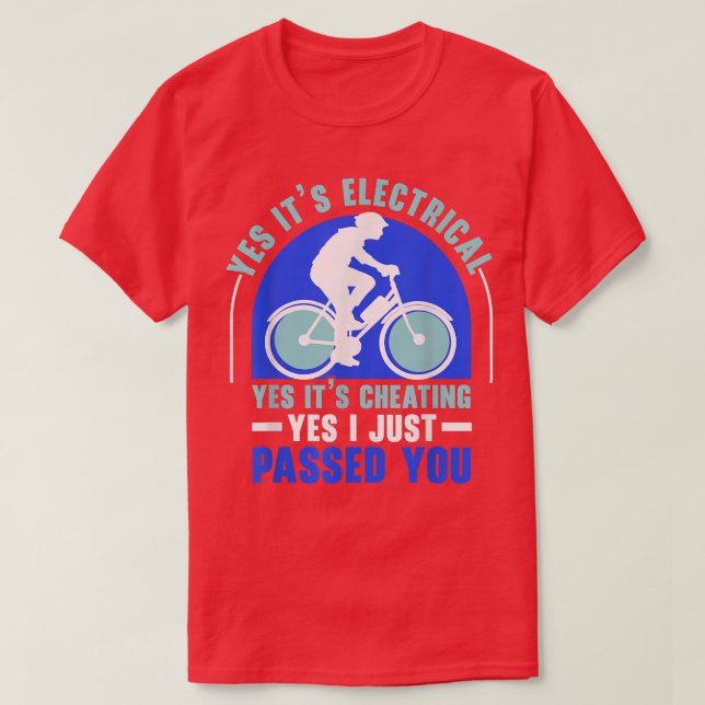 Camiseta Bicicleta eléctrica E-Bicicleta Bicicleta Lover Bi (Diseño del anverso)