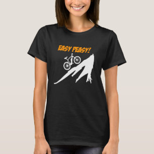 Camiseta Bicicleta eléctrica EASY PEASY Ciclista de bicicle