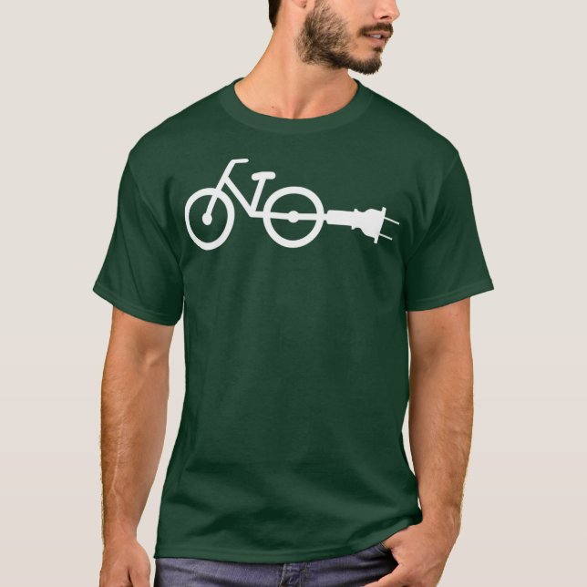 Camiseta Bicicleta Eléctrica Funny Gift Novedad Bicicleta (Anverso)