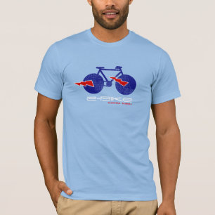 Camiseta bicicleta electrónica, bicicleta eléctrica