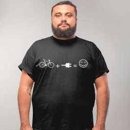 Camiseta Bicicleta electrónica divertida bicicleta Ciclismo