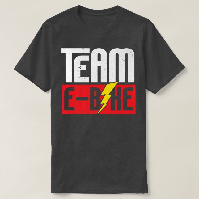 Camiseta Bicicleta electrónica para bicicleta eléctrica Bic (Diseño del anverso)