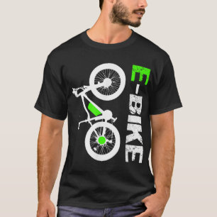 Camiseta Bicicleta electrónica - Regalo de bicicleta eléctr