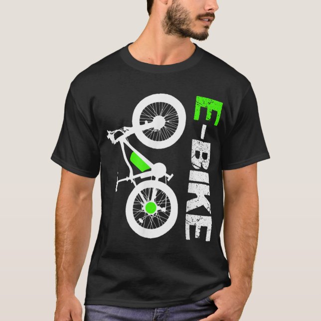 Camiseta Bicicleta electrónica - Regalo de bicicleta eléctr (Anverso)
