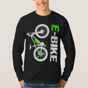Camiseta Bicicleta electrónica - Regalo de bicicleta eléctr