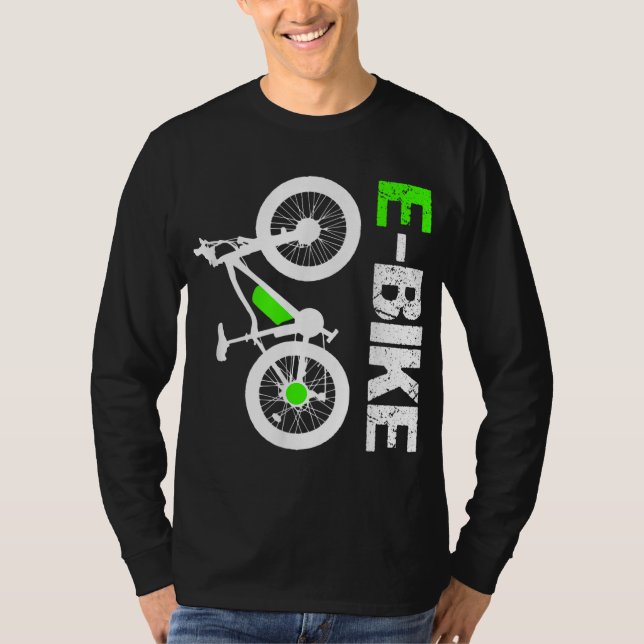 Camiseta Bicicleta electrónica - Regalo de bicicleta eléctr (Anverso)