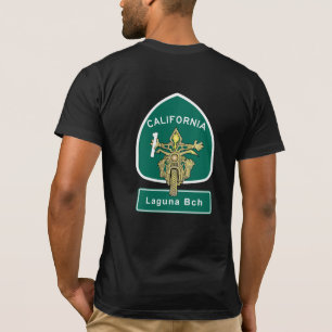 Camiseta Bicicleta en la costa del Pacífico en la playa de