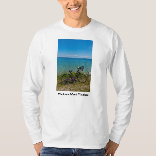 Camiseta Bicicleta En Mackinac (Anverso)