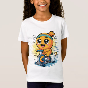 Camiseta Bicicleta Estacionaria de Ejercicio Ciclista Naran