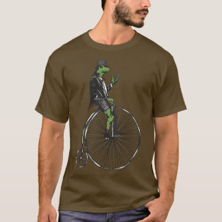 Camiseta Bicicleta estética de espuma de escarcha de vapor