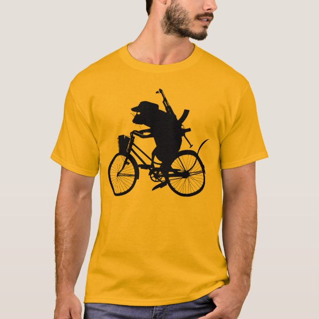Camiseta Bicicleta evolutiva del ratón (Anverso)