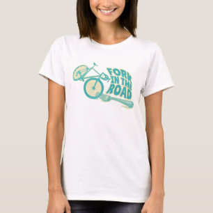 Camiseta Bicicleta Fork in the road Funny