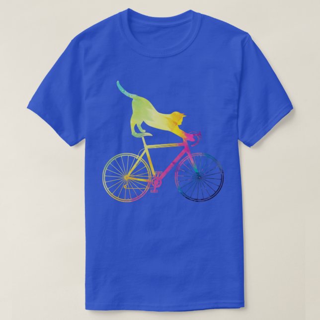 Camiseta Bicicleta Gato (Diseño del anverso)