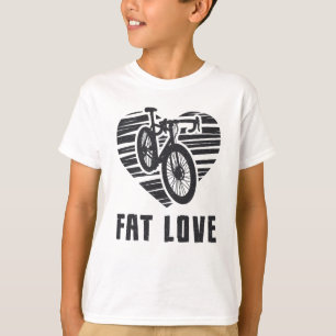 Camiseta Bicicleta Grasa Fat Love Bike Ciclismo MTB Fatbike