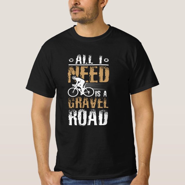 Camiseta Bicicleta Gravel Road Gravel (Anverso)