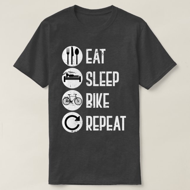 Camiseta Bicicleta Hobby Cycling Lover (Diseño del anverso)