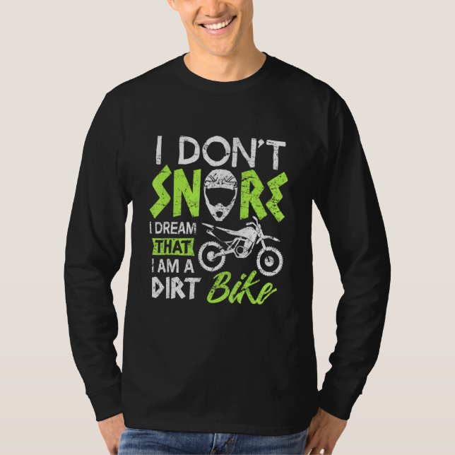 Camiseta Bicicleta Im Dirt Bike Motocross Tee Dad Papa Men (Anverso)