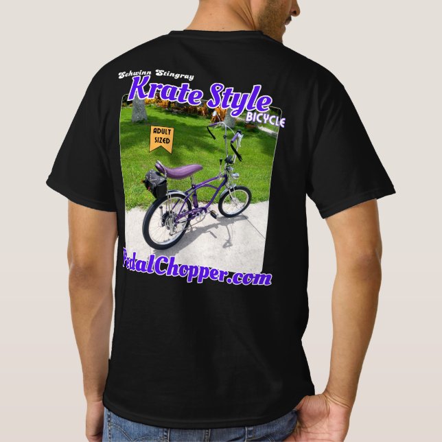 Camiseta Bicicleta Krate Style Para Adultos (Reverso)