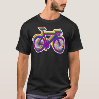Camiseta Bicicleta LGBT ciclismo de velocidad gay