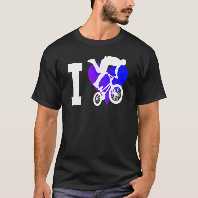 Camiseta Bicicleta masculina Bmx Bicycle Boys Cycling (Anverso)