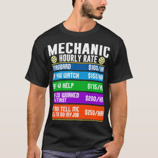 Camiseta Bicicleta Mecánica Automática Tarifas por hora