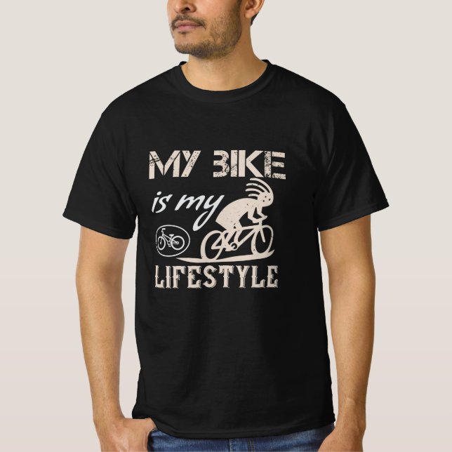 Camiseta Bicicleta - Mi bicicleta es mi estilo de vida (Anverso)