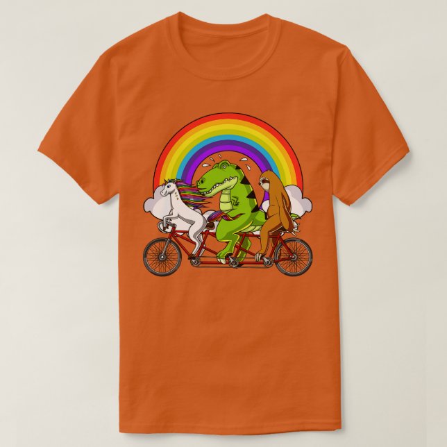 Camiseta Bicicleta monomorrana de monosaurio (Diseño del anverso)