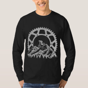 Camiseta Bicicleta MTB Retro Vintage de Montaña