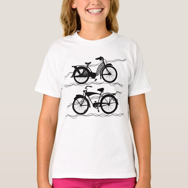 Camiseta Bicicleta Negro 1 (Anverso)