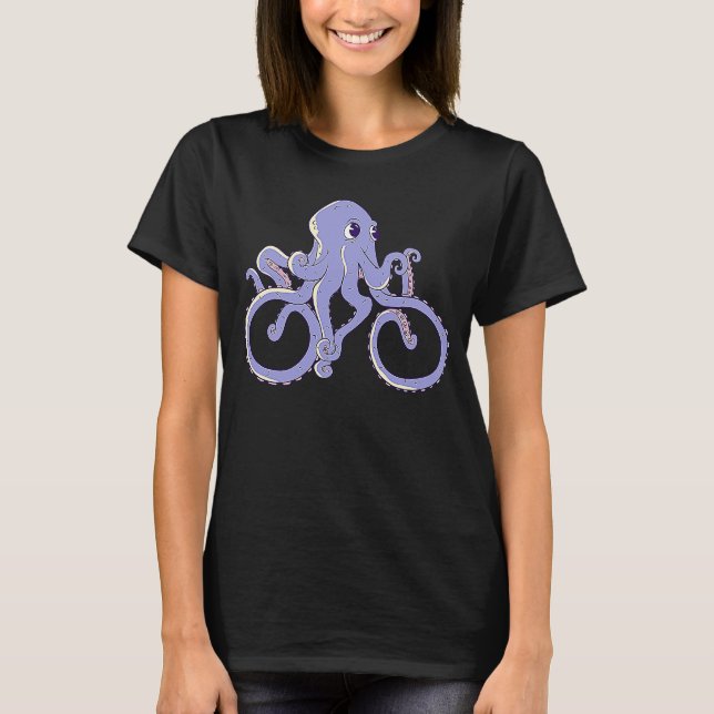 Camiseta Bicicleta Octopus Kalmar Octopus para niños (Anverso)