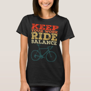 Camiseta Bicicleta Para Mantener El Equilibrio De Viaje De 