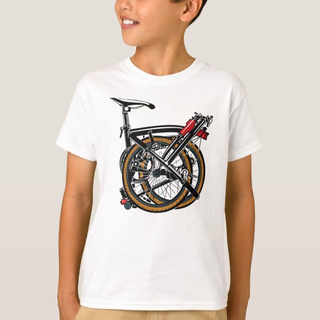 Camiseta Bicicleta plegable (Anverso)